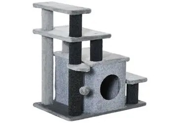 PawHut Cat tree and pet stairs (D06-160V00GY) PawHut Cat tree and pet stairs (D06-160V00GY)