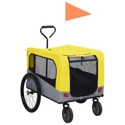 vidaXL 2-in-1 Dog Bicycle Trailer (9244) vidaXL 2-in-1 Dog Bicycle Trailer (9244)
