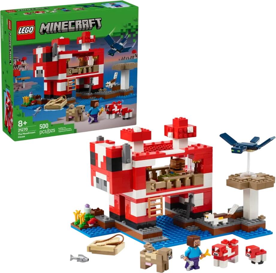 LEGO Minecraft The Mooshroom House (21270) LEGO Minecraft The Mooshroom House (21270)