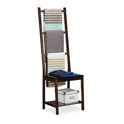 Relaxdays Bamboo Towel Holder (10020926) Relaxdays Bamboo Towel Holder (10020926)