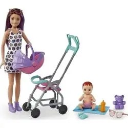 Mattel Barbie Skipper Babysitter Inc. Doll and Stroller Playset (GXT34) Mattel Barbie Skipper Babysitter Inc. Doll and Stroller Playset (GXT34)