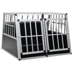 vidaXL Dog transport crate with double door 89 x 69 x 50 cm (170667) vidaXL Dog transport crate with double door 89 x 69 x 50 cm (170667)