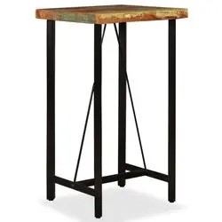 vidaXL Bar table reclaimed wood solid 60 x 60 x 107 cm (245439) vidaXL Bar table reclaimed wood solid 60 x 60 x 107 cm (245439)