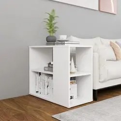 vidaXL Side Table White 60 x 30 x 50 cm (806301) vidaXL Side Table White 60 x 30 x 50 cm (806301)