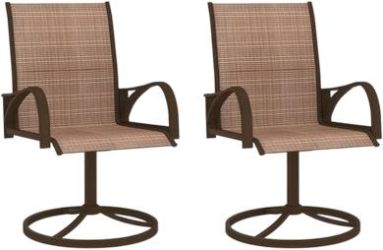 vidaXL Garden swivel chair set of 2 (312278) vidaXL Garden swivel chair set of 2 (312278)