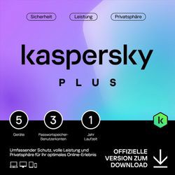 Kaspersky Plus 2025 (5 devices, 1 year) Kaspersky Plus 2025 (5 devices, 1 year)