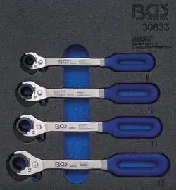 BGS Ratchet wrench set 4-piece (30833) BGS Ratchet wrench set 4-piece (30833)
