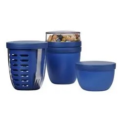 Mepal Fruitpot and Snackpot 3-piece Set Mepal Fruitpot and Snackpot 3-piece Set
