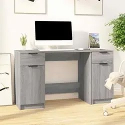 vidaXL Desk with side cabinet vidaXL Desk with side cabinet