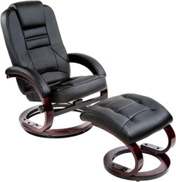 tectake TV armchair with ottoman (403849) tectake TV armchair with ottoman (403849)