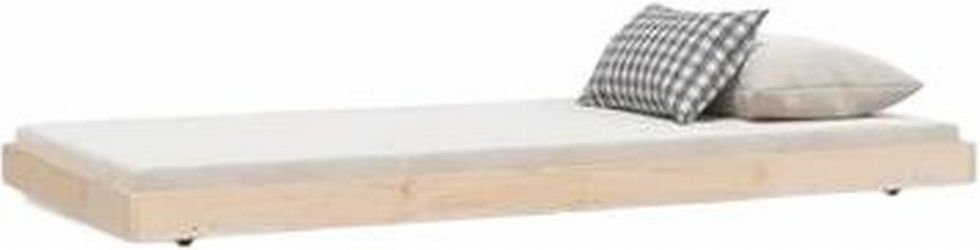 vidaXL Solid Pine Wood Bed 75 x 190 cm (823509) vidaXL Solid Pine Wood Bed 75 x 190 cm (823509)