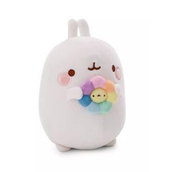 Nici Molang with Rainbow Flower Plush Toy 24 cm Nici Molang with Rainbow Flower Plush Toy 24 cm