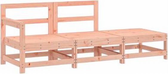 vidaXL Garden lounge set solid wood Douglas fir 3-piece (825525) vidaXL Garden lounge set solid wood Douglas fir 3-piece (825525)