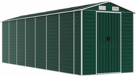 vidaXL Garden shed galvanized steel 191 x 640 x 198 cm (3188237) vidaXL Garden shed galvanized steel 191 x 640 x 198 cm (3188237)
