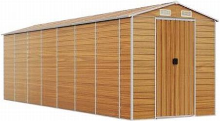 vidaXL Garden shed galvanized steel 191 x 640 x 198 cm (3188281) vidaXL Garden shed galvanized steel 191 x 640 x 198 cm (3188281)