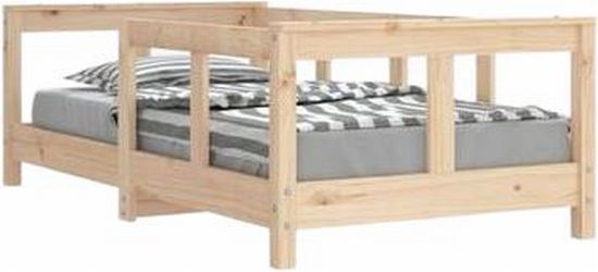 vidaXL Children's bed solid wood pine 70x140 cm (834426) vidaXL Children's bed solid wood pine 70x140 cm (834426)