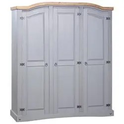 vidaXL Mexico-style pine wood 3-door cabinet (282621) vidaXL Mexico-style pine wood 3-door cabinet (282621)