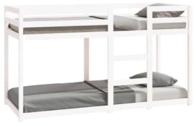 vidaXL Solid Pine Wood Bunk Bed 75x190 cm (821660) vidaXL Solid Pine Wood Bunk Bed 75x190 cm (821660)