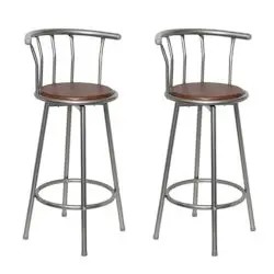 vidaXL Bar stool 2 pcs. Brown (60560) vidaXL Bar stool 2 pcs. Brown (60560)