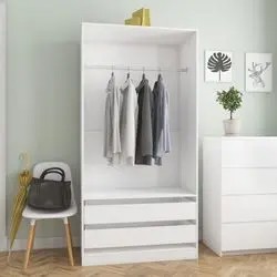 vidaXL Wardrobe 100x50x200 cm (800603) vidaXL Wardrobe 100x50x200 cm (800603)