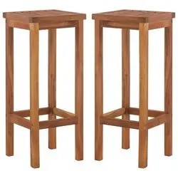 vidaXL Bar stool solid acacia wood 4 pcs (44016) vidaXL Bar stool solid acacia wood 4 pcs (44016)