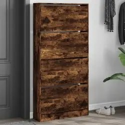 vidaXL Shoe cabinet with 4 flaps (3214368) vidaXL Shoe cabinet with 4 flaps (3214368)