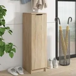 vidaXL Shoe Cabinet Sonoma Oak 30x35x100 cm (811433) vidaXL Shoe Cabinet Sonoma Oak 30x35x100 cm (811433)