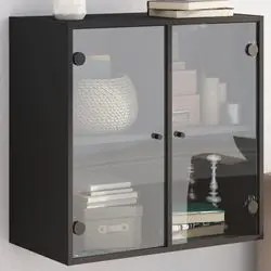vidaXL Wall cabinet with glass doors (836490) vidaXL Wall cabinet with glass doors (836490)