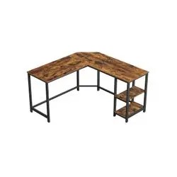 Vasagle L-shaped desk with 2 shelves Vasagle L-shaped desk with 2 shelves