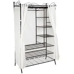 tectake Metal Wardrobe Cabinet (402491) tectake Metal Wardrobe Cabinet (402491)