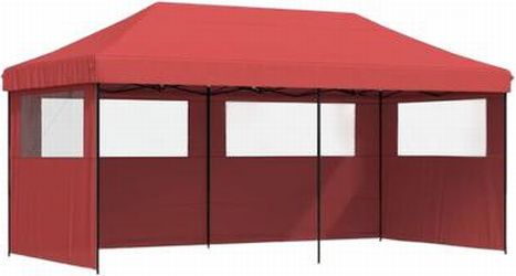 vidaXL Pop-Up Folding Party Tent with 3 Side Panels (4004947) vidaXL Pop-Up Folding Party Tent with 3 Side Panels (4004947)