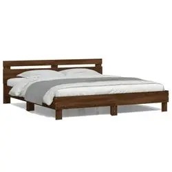 vidaXL Bed frame with headboard 160 x 200 cm (3207538) vidaXL Bed frame with headboard 160 x 200 cm (3207538)