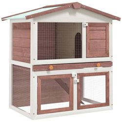 vidaXL Rabbit hutch 3 doors (170838) vidaXL Rabbit hutch 3 doors (170838)