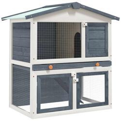 vidaXL Rabbit hutch 3 doors (170837) vidaXL Rabbit hutch 3 doors (170837)