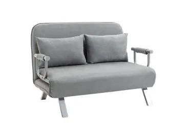 HOMCOM 2-seater sleeper sofa with armrest (833-042) HOMCOM 2-seater sleeper sofa with armrest (833-042)