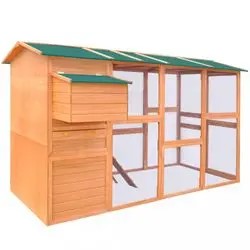 vidaXL Chicken coop wood 295x163x170 cm (170411) vidaXL Chicken coop wood 295x163x170 cm (170411)