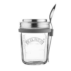 Kilner Breakfast glass with spoon 350 ml (0025.899) Kilner Breakfast glass with spoon 350 ml (0025.899)