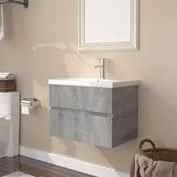 vidaXL Vanity cabinet with built-in basin (3071540) vidaXL Vanity cabinet with built-in basin (3071540)