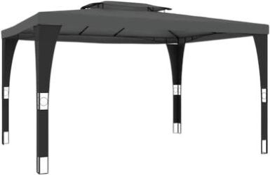 vidaXL Pavilion with double roof 3.98 x 2.98 m (368443) vidaXL Pavilion with double roof 3.98 x 2.98 m (368443)