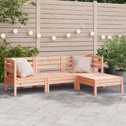 vidaXL Garden sofa 3-seater with ottoman (838059) vidaXL Garden sofa 3-seater with ottoman (838059)