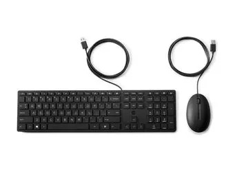 HP Wired Desktop 320MK Keyboard and Mouse Set (9SR36AA#ABD) HP Wired Desktop 320MK Keyboard and Mouse Set (9SR36AA#ABD)