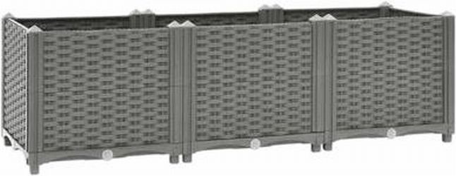 vidaXL Raised bed polypropylene 120 x 40 x 38 cm (153295) vidaXL Raised bed polypropylene 120 x 40 x 38 cm (153295)