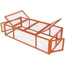 tectake Rabbit Hutch Mandy 181 x 90 x 48 cm (404403) tectake Rabbit Hutch Mandy 181 x 90 x 48 cm (404403)