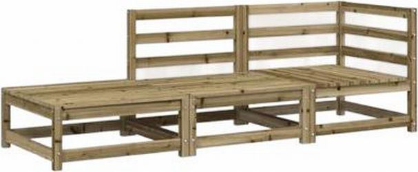 vidaXL Garden sofa with ottoman 2-seater (837976) vidaXL Garden sofa with ottoman 2-seater (837976)