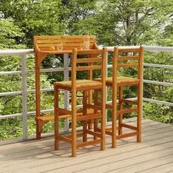 vidaXL Balcony Bar Set Solid Acacia Wood (3116002) vidaXL Balcony Bar Set Solid Acacia Wood (3116002)