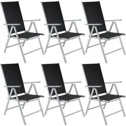 tectake Garden chair set of 6 (404364) tectake Garden chair set of 6 (404364)