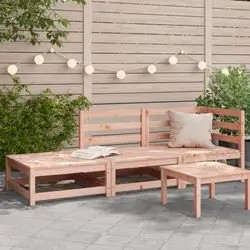 vidaXL Garden sofa with ottoman solid pine wood (837970) vidaXL Garden sofa with ottoman solid pine wood (837970)