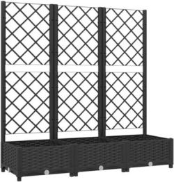 vidaXL Planter with trellis 120 x 40 x 121.5 cm (318272) vidaXL Planter with trellis 120 x 40 x 121.5 cm (318272)