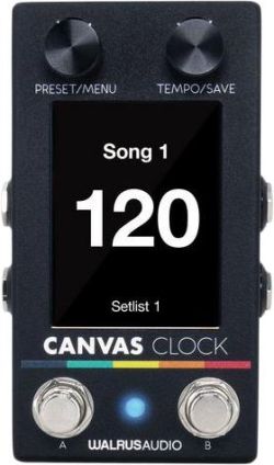 Walrus Audio Canvas Clock Walrus Audio Canvas Clock