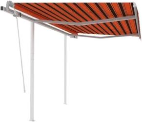 vidaXL Manual Retractable Awning with Post 3 x 2.5 m (3069900) vidaXL Manual Retractable Awning with Post 3 x 2.5 m (3069900)